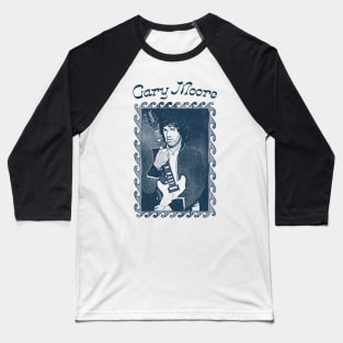 Gary Moore / Irish Guitarist Design Baseball T-Shirt